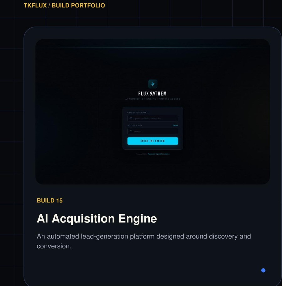 AI acquisition engine