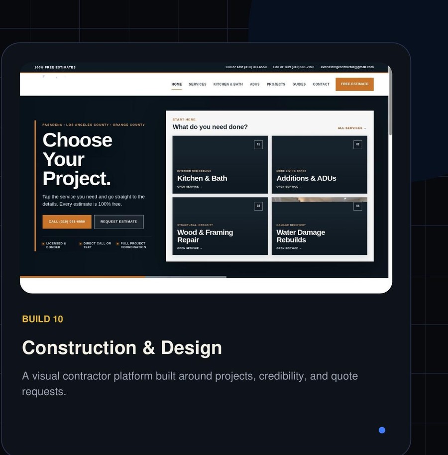 Construction and design platform