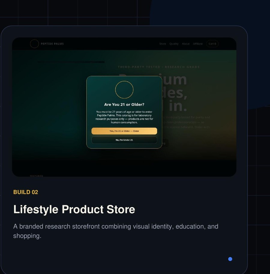 Lifestyle product store
