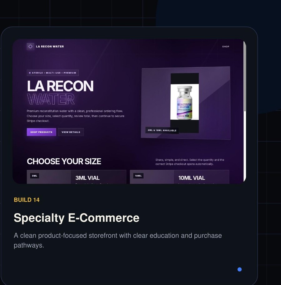 Specialty e-commerce store